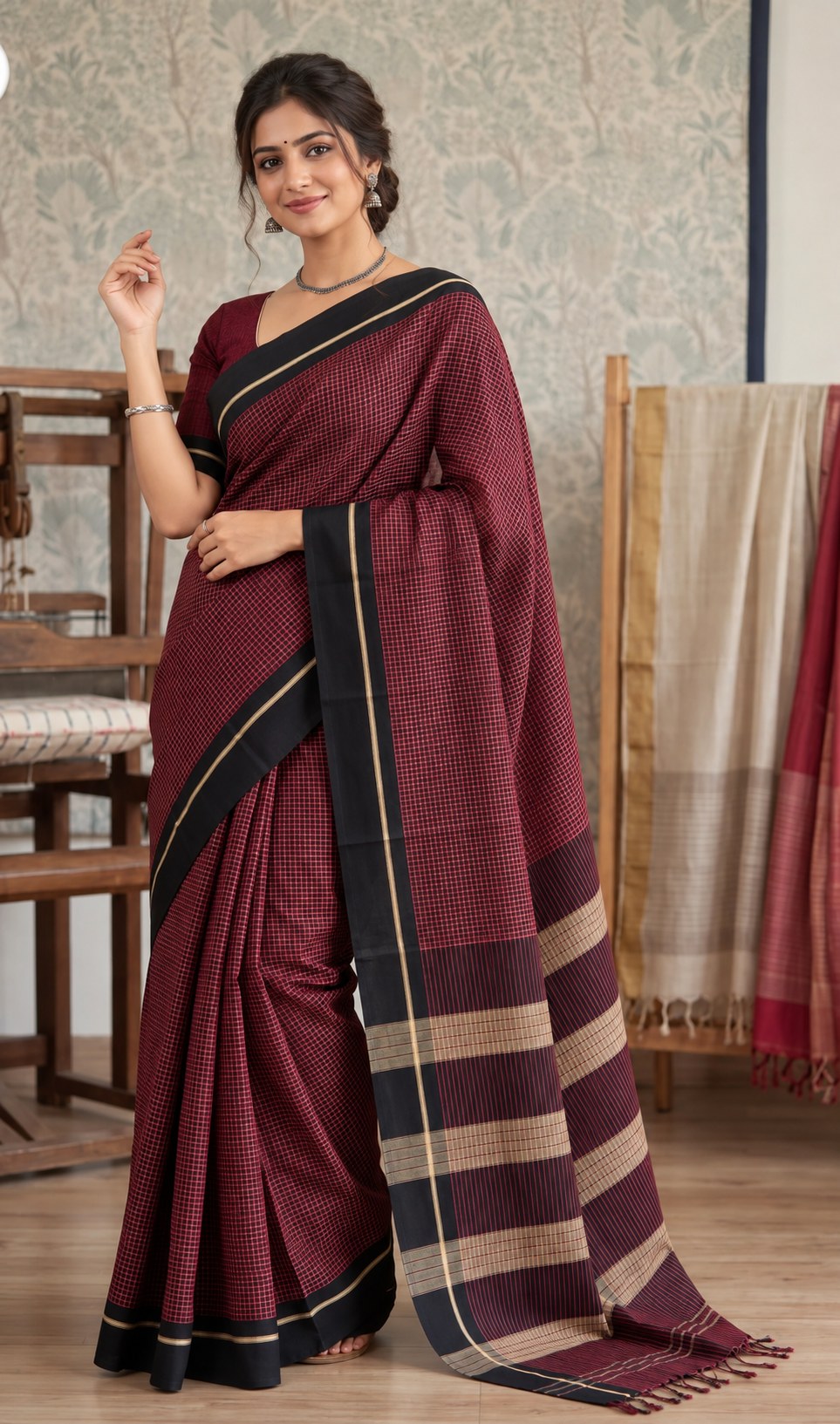Patteda Anchu Sarees — buy authentic Ilkal sarees online from Karnataka